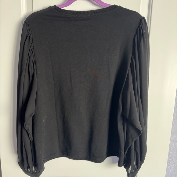 FOR CYNTHIA, blk, L/XL, flow sleeves, NEW - Picture 2 of 5